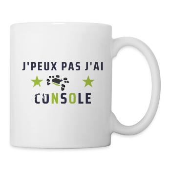 J peux pas j ai console - Mug blanc - blanc - Droite
