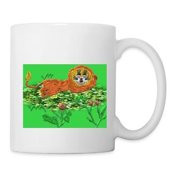 "Der kleiner Löwe" - Tasse - Weiß - Rechts