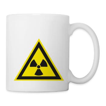 Radioaktiv - Tasse - Weiß - Rechts