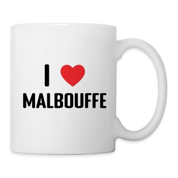 I Love Malbouffe - Mug blanc - blanc - Droite