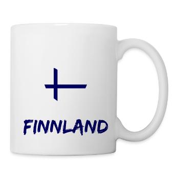 Finlande Coeur - Mug blanc - blanc - Droite
