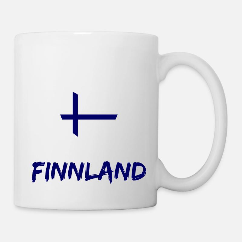 finnland herz - Tasse - Weiß