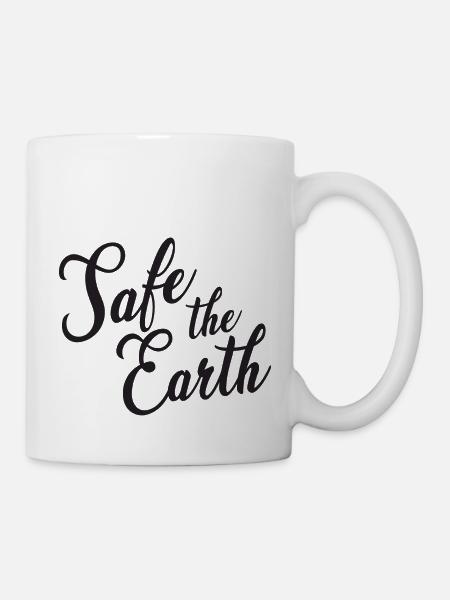 Save the Earth - Tasse - Weiß