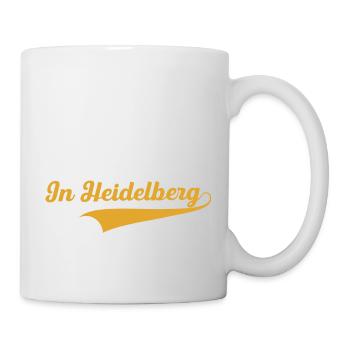 In Heidelberg Kann Man Leben, Lieben Und Lachen He - Tasse - Weiß - Rechts