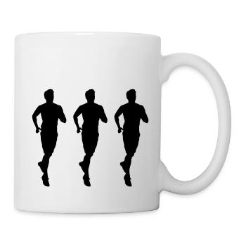 Jogging 3 - Mug blanc - blanc - Droite