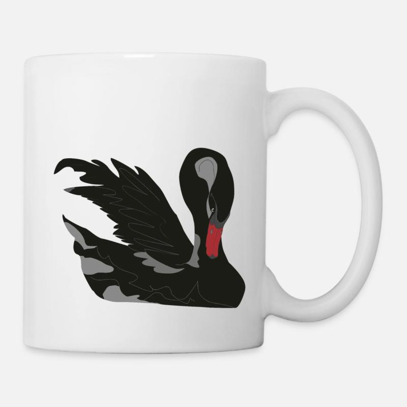 black swan - Mug - white