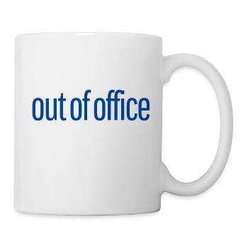 Out of Office Feierabend Tshirt - Mug - white - Right