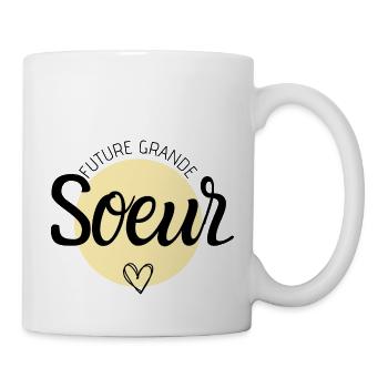 Future grande sœur - Mug blanc - blanc - Droite