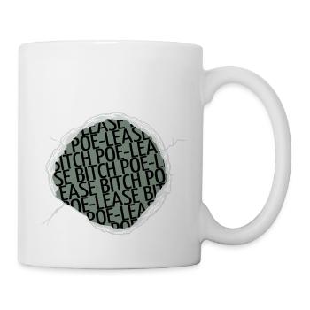books and cats cat animal book fan - Mug - white - Right
