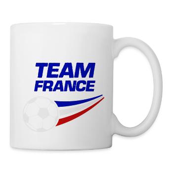 team france soccer - Tasse - Weiß - Rechts