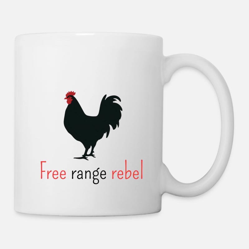 Free range rebel - Mug - white