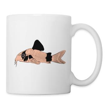 Corydoras panda panzerwels, aquarium catfish wels - Mug - white - Right