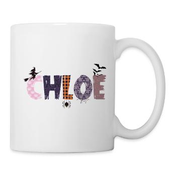 Name Chloé HALLOWEEN - Mug - white - Right