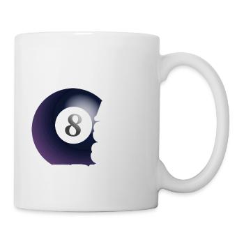 Aim Shoot Jurer Répéter Joueur de billard PoolBillards - Mug blanc - blanc - Droite