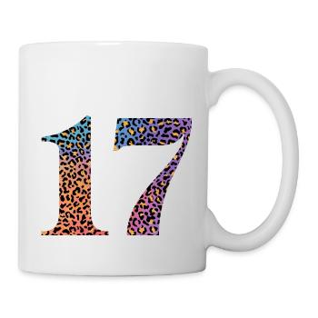 17th Birthday Leopard - Mug - white - Right