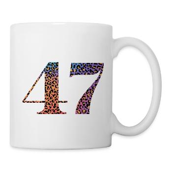 47th Birthday Leopard - Mug - white - Right