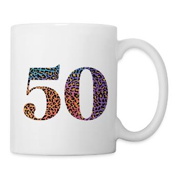 50th Anniversary Leopard - Mug - white - Right