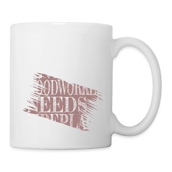 Arbre drôle artisans design geek menuiserie - Mug blanc - blanc - Droite