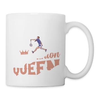 Badminton Queen Woman Girl Player - Mug blanc - blanc - Droite