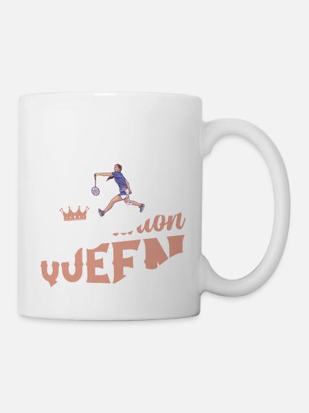 Badminton Queen Woman Girl Player - Tasse - Weiß