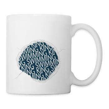 Sports Drôles T-shirts de natation Piscine - Mug blanc - blanc - Droite