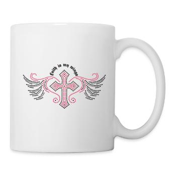 Faith Is My Wings - Mug - white - Right