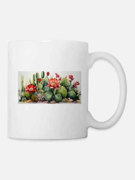 Katkus in dem Style von Wasserfarben - Printflow - Tasse - Weiß