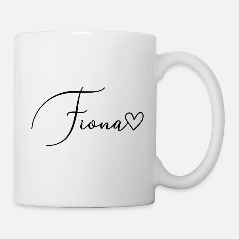 Fiona Name Vorname Mädchen - Tasse - Weiß