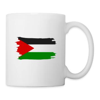 Free palestine - Tasse - Weiß - Rechts