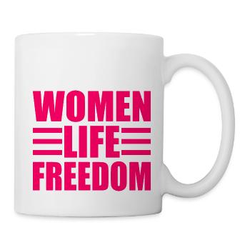 Women life freedom - Mug blanc - blanc - Droite