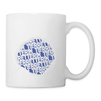 dog statement geburtstag geschenkidee vegetarisch - Tasse - Weiß - Rechts
