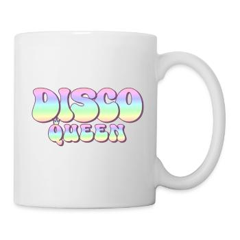 Discoqueen 70er Jahre Party groovy 70s Disco Queen - Mug - white - Right