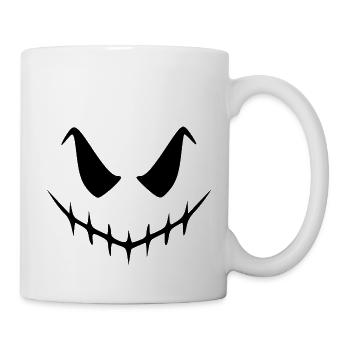 grusel Grimasse - Tasse - Weiß - Rechts