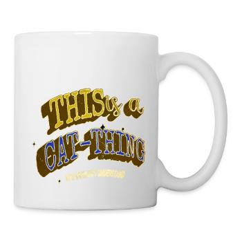 present idea statement gift animal pet cat humor - Mug - white - Right