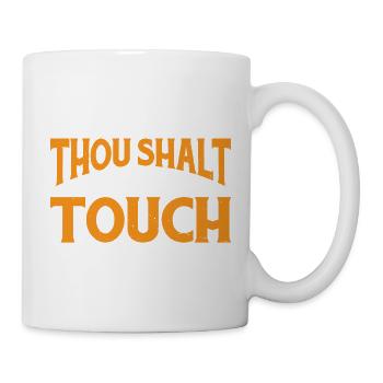 Tu ne toucheras pas aux accessoires 3 - Mug blanc - blanc - Droite