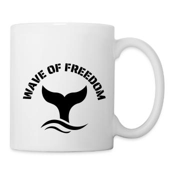 Wave of Freedom - Tasse - Weiß - Rechts