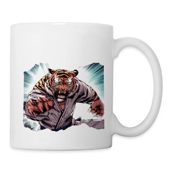 Karate Judo Japanese - Mug - white - Right