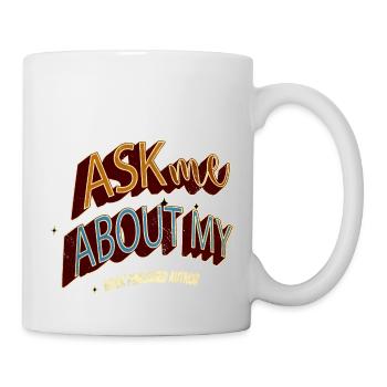 books school birthday present literature christmas - Tasse - Weiß - Rechts
