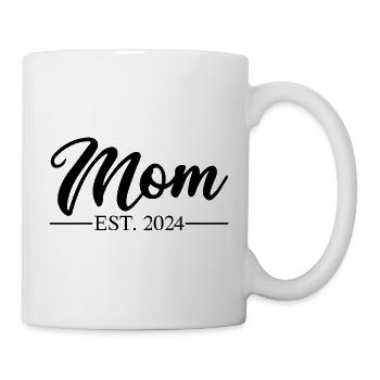 Mom EST 2024 - Tasse - Weiß - Rechts