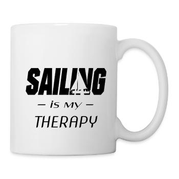 sailing seglen - Tasse - Weiß - Rechts