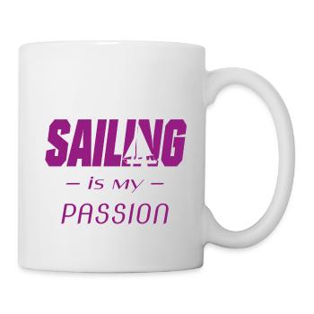 sailing - Tasse - Weiß - Rechts