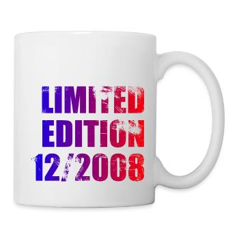 15e anniversaire édition limitée 12/2008 - Mug blanc - blanc - Droite