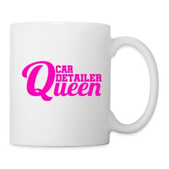 Car Detailer Queen Detailing Car Care Women - Mug - white - Right