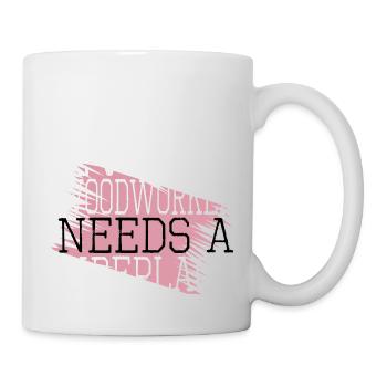 birthday present funny jokes apprentice - Tasse - Weiß - Rechts