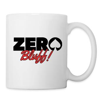 Poker-Zero Bluff Schwarz - Tasse - Weiß - Rechts