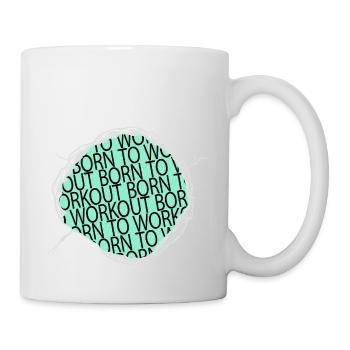 Drôle de sport d’hiver volley-ball frein à disque chats - Mug blanc - blanc - Droite