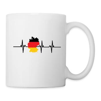 Heartbeat Germany - Mug - white - Right