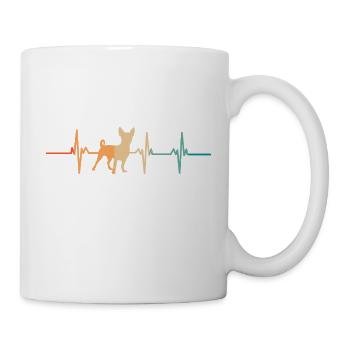 Chihuahua Herzschlag - Tasse - Weiß - Rechts