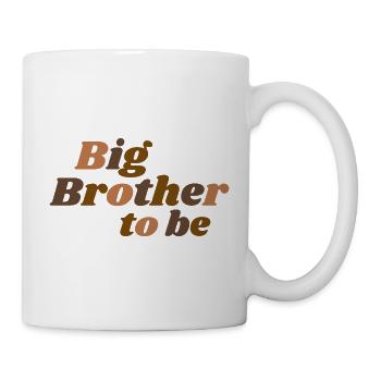 big Brother to be - Tasse - Weiß - Rechts