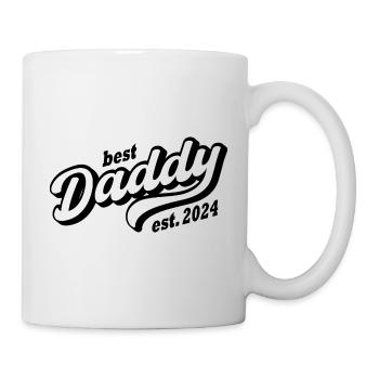 bester Vater 2024 Vatertag Vati Daddy - Tasse - Weiß - Rechts